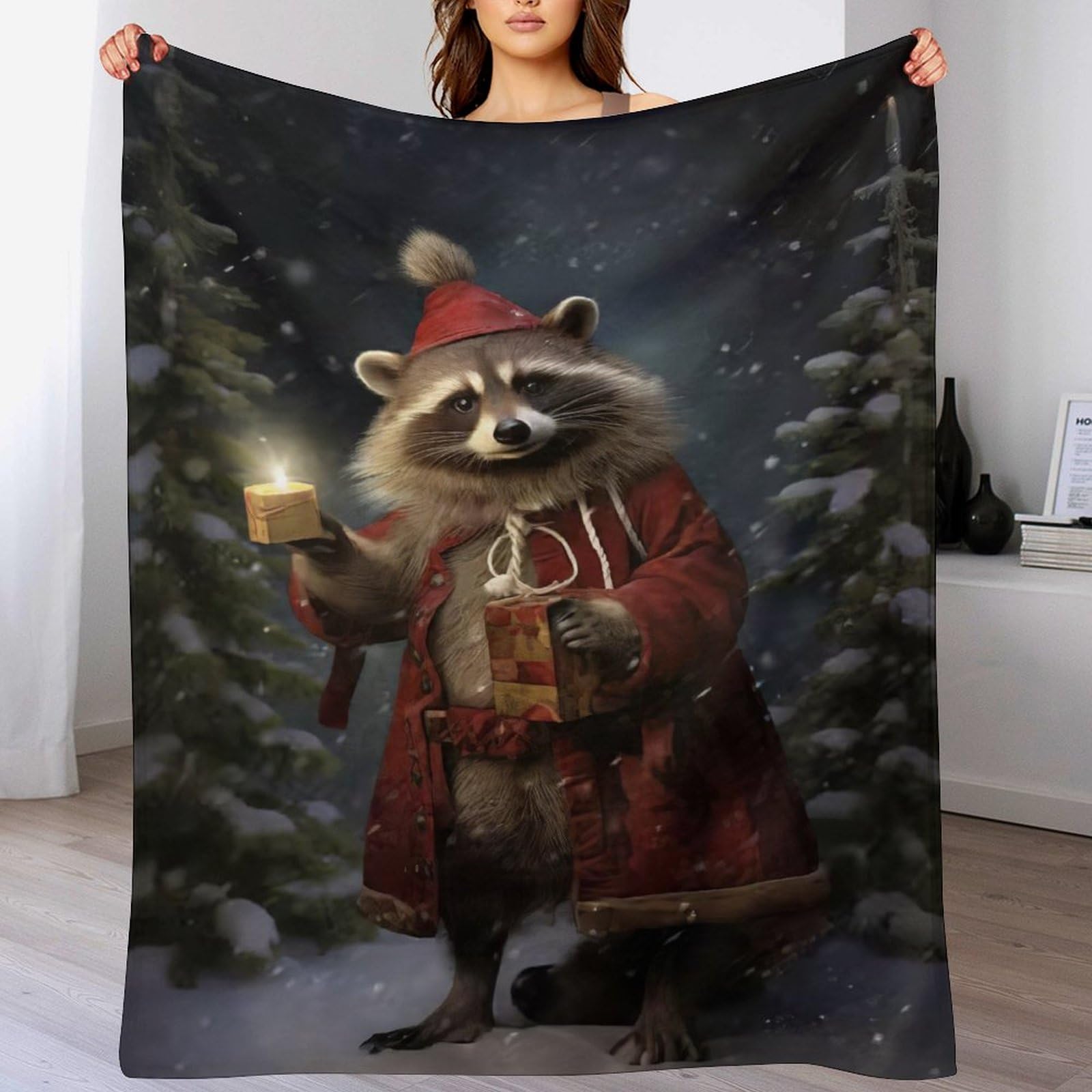 Plaid canape ours en flannel douce pour des soirees d'hiver chaleureuses
