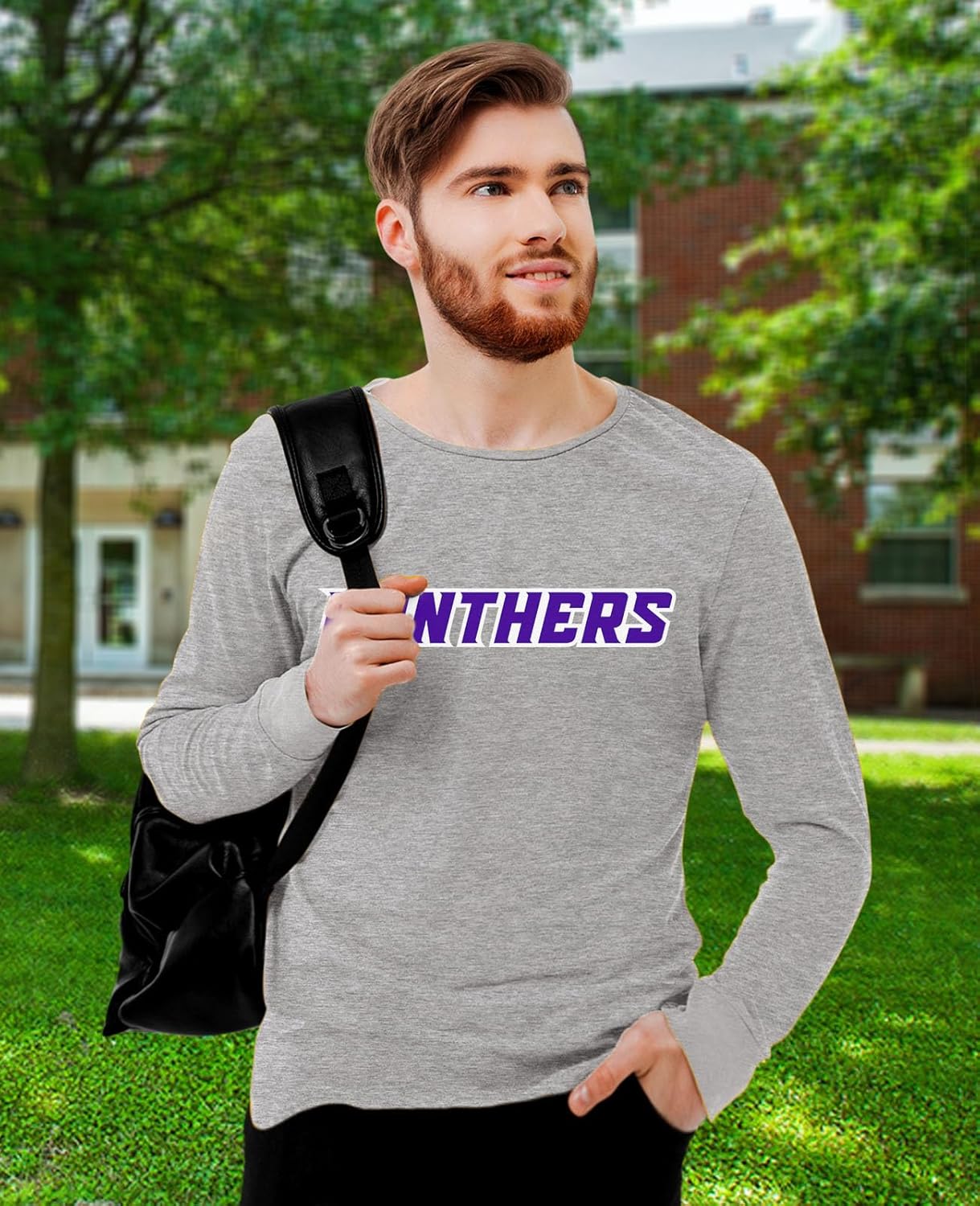 NCAA Officially Licensed Apparel College Team Color Unisex Long Sleeve Shirt - Image 2