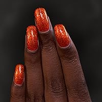 Vista 4 de ILNP Carved - Esmalte de uñas naranja brillante Jack-O'-Lantern