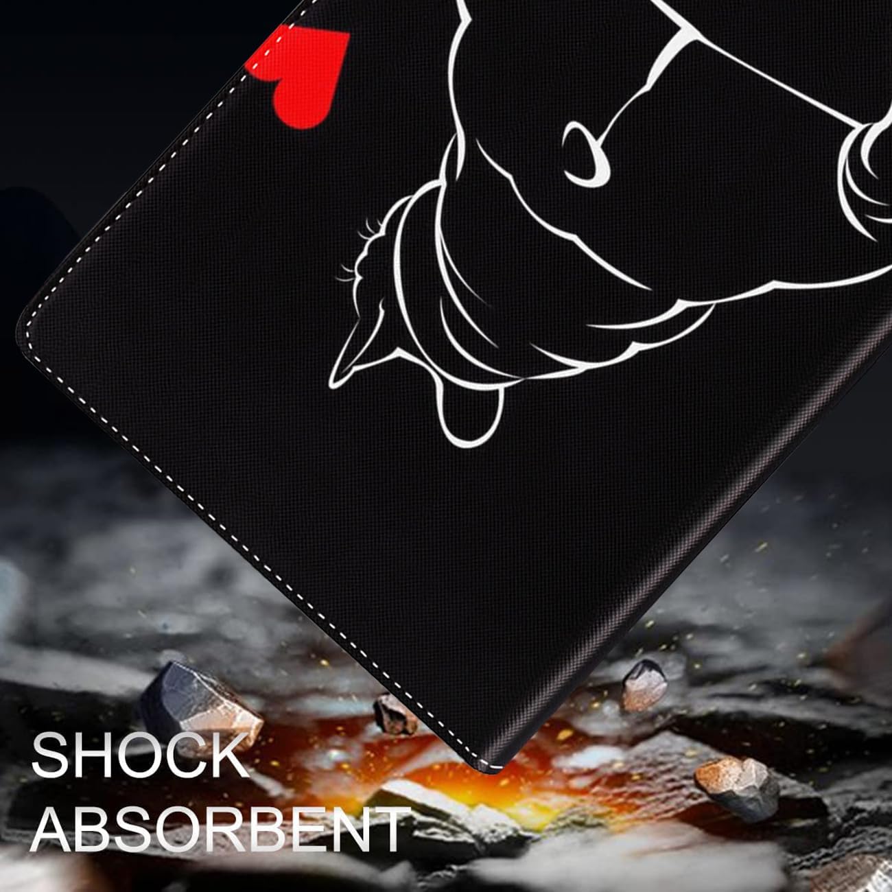 Case for iPad Air 4th / 5th Generation 10.9" 2020/2022, iPad Pro 11(2022/2020/2021/2018) and iPad Air 4/5, Slim Folding Stand Cover with Auto Wake/Sleep, Funny Bulldog Puppy Dog image 4