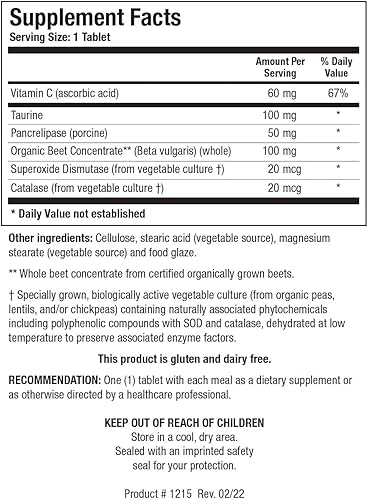 Vista 2 de Biotics Research Beta TCP - Apoyo nutricional natural para la producción de bilis, función hepática, ayuda en la digestión de grasas y colesterol