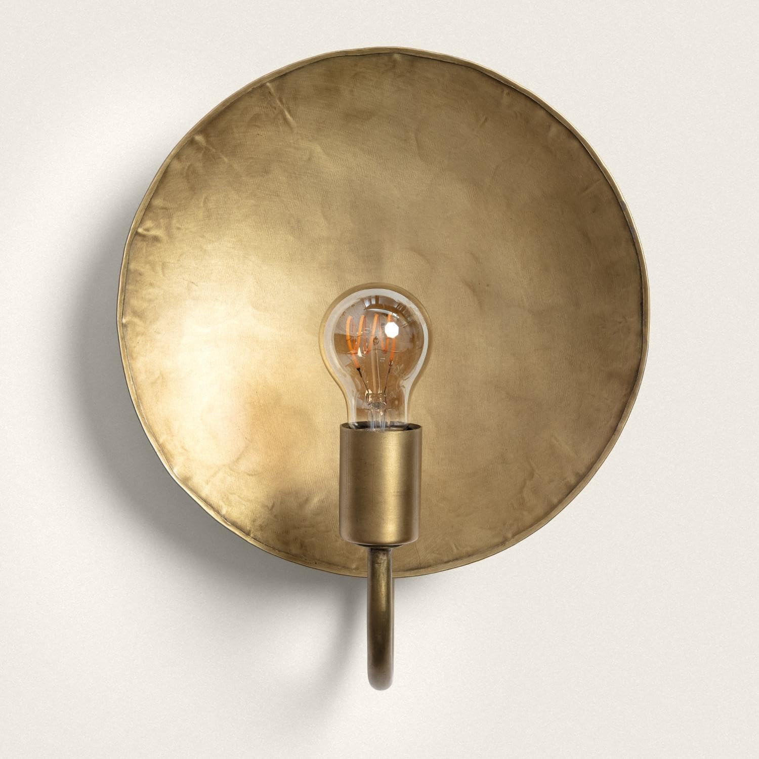 LEDKIA Lámpara de Pared Metal Anusha Dorado
