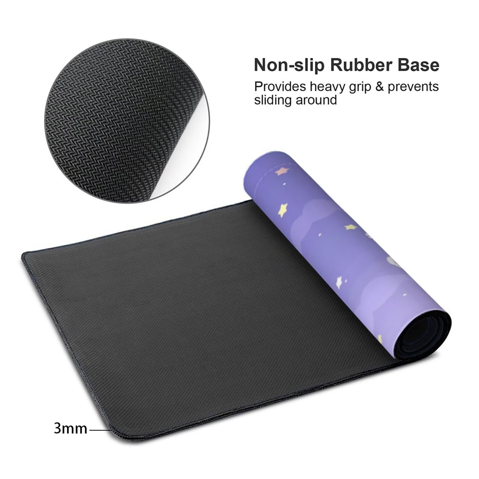 Urocza podkładka pod mysz XL 1600 x 800 mm, duża, gamingowa podkładka pod mysz, zwierzęta, podkładka na biurko z antypoślizgową podstawą, podkładka na stół, duży rozmiar, do biura gamingowego