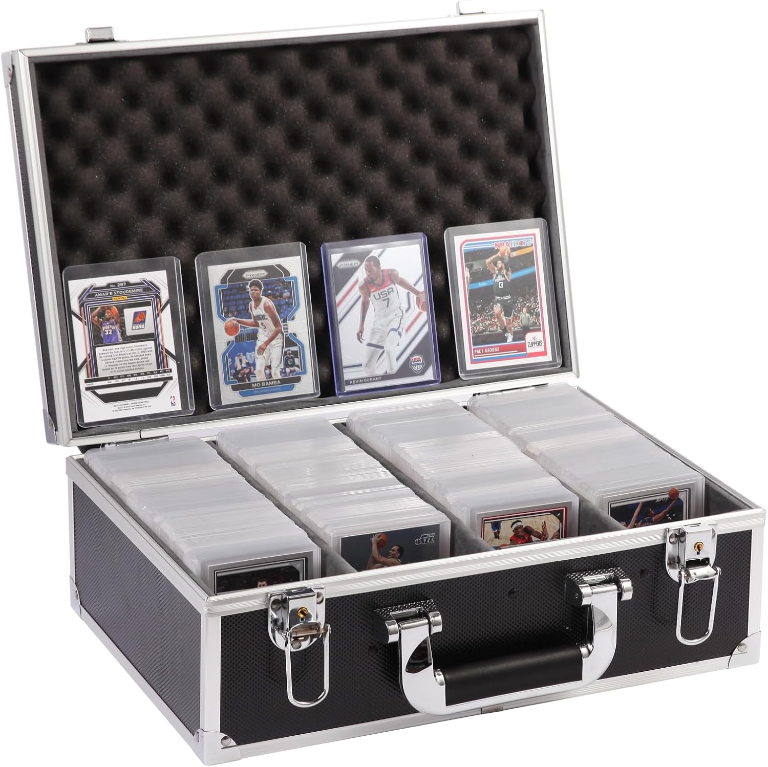 Toploaders Storage Box fits 3" x 4" 35pt Rigid Card, Trading Cards, Sports Cards，Graded Card ， (Holds 500+ Toploaders) (Black)
