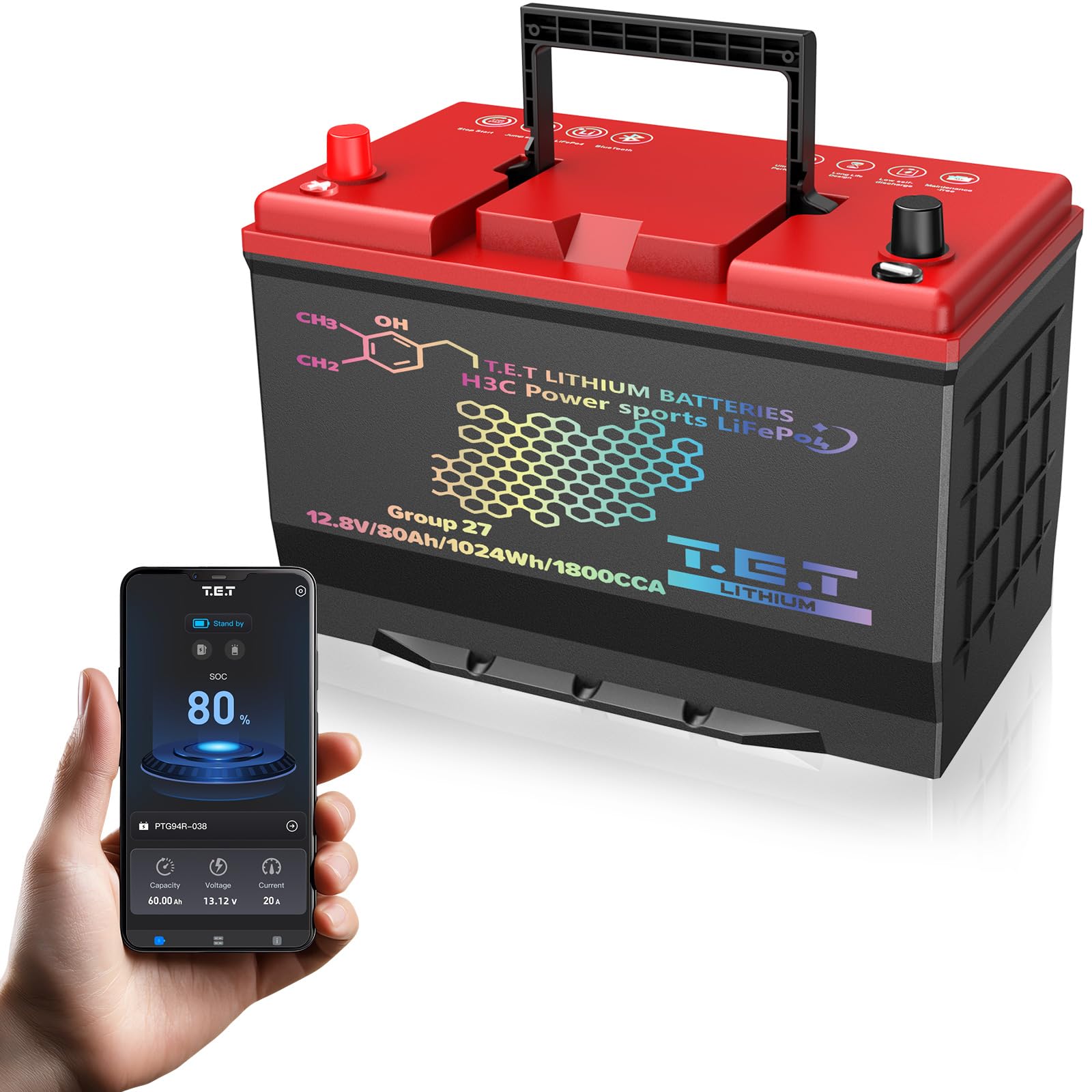 TET Auto Group 27 Automotive Battery