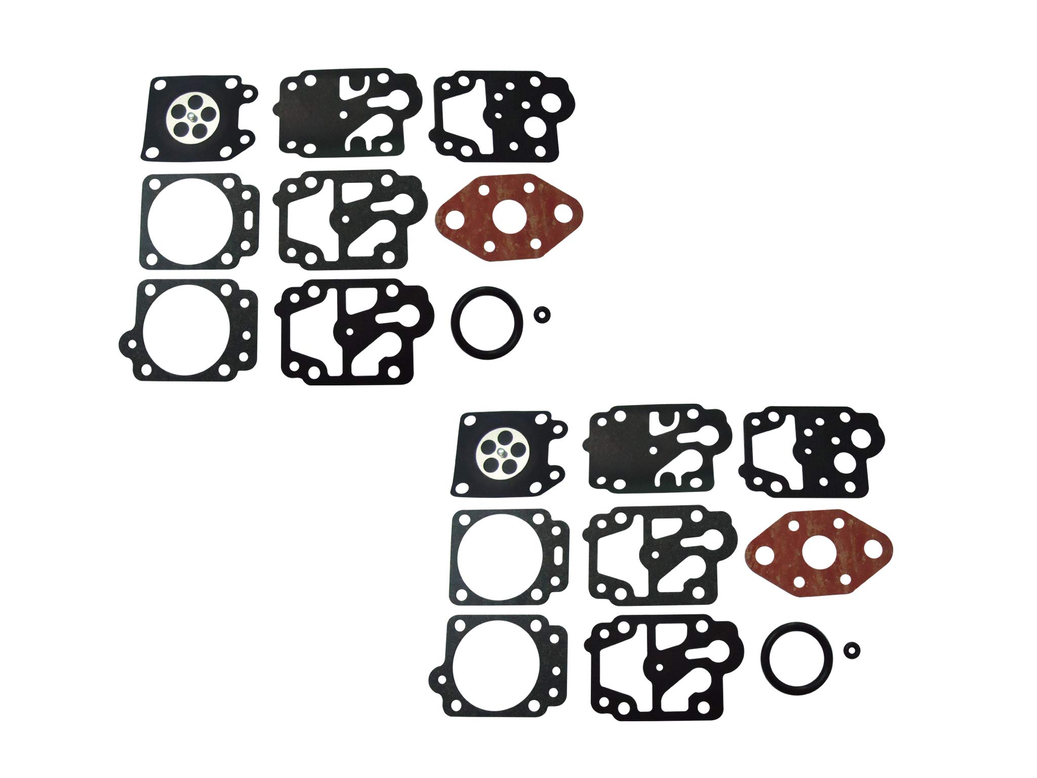 Carburetor Gasket and Diaphragm Kit Replaces Walbro D11-WYL For Echo GT1100 GT2101 EMAK GDO26 (Pack of 2)