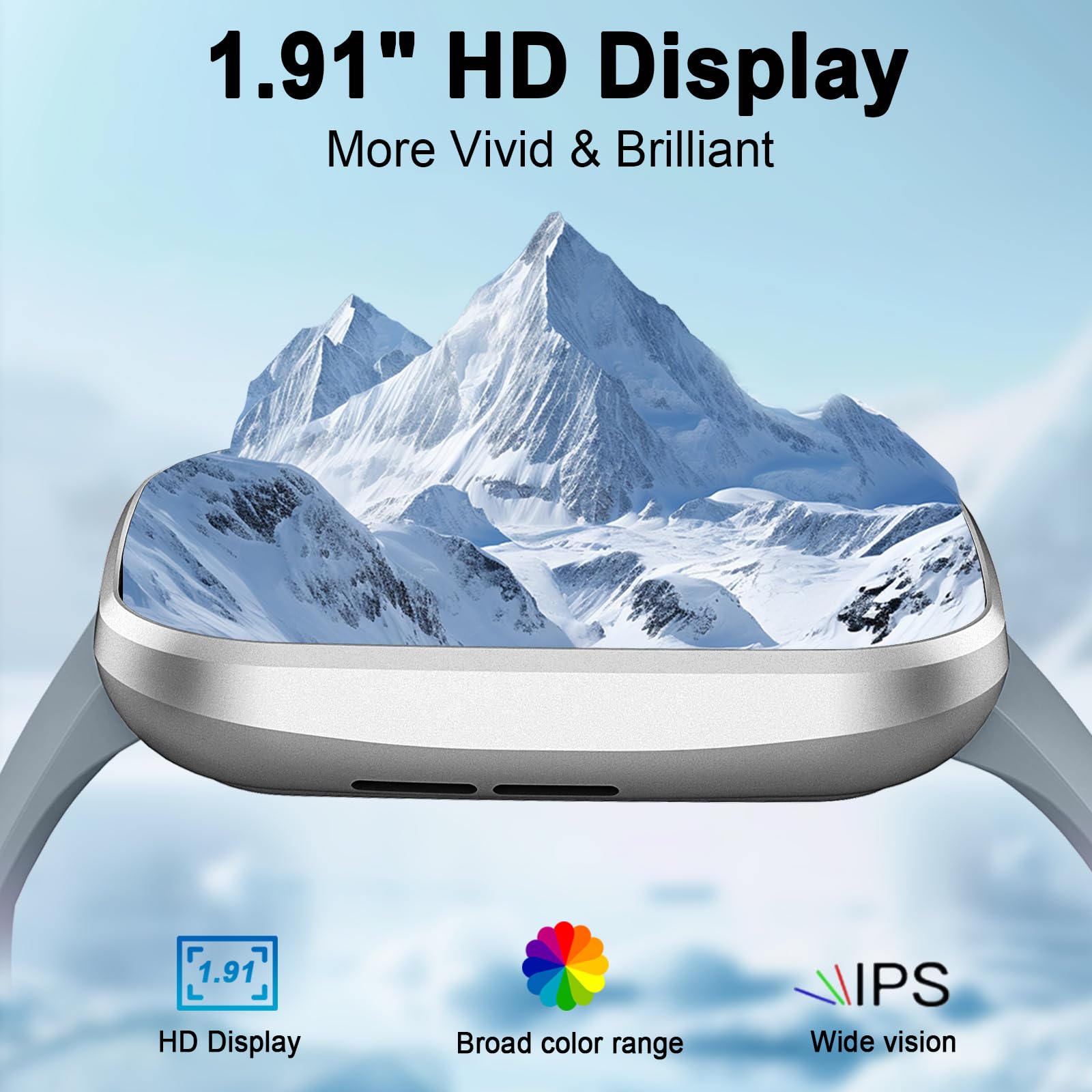 Smart Watch for Men Women, 1.91
