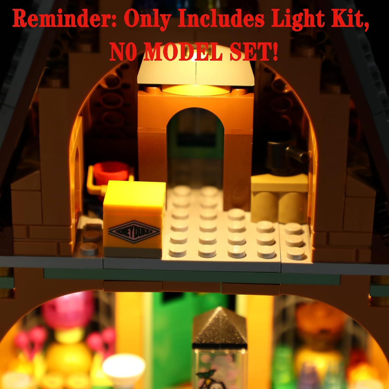 LED Light Set Compatible with Lego 76388 Hogsmeade Village Visit Harry Potter Building Blocks Model - Model Set NOT Included