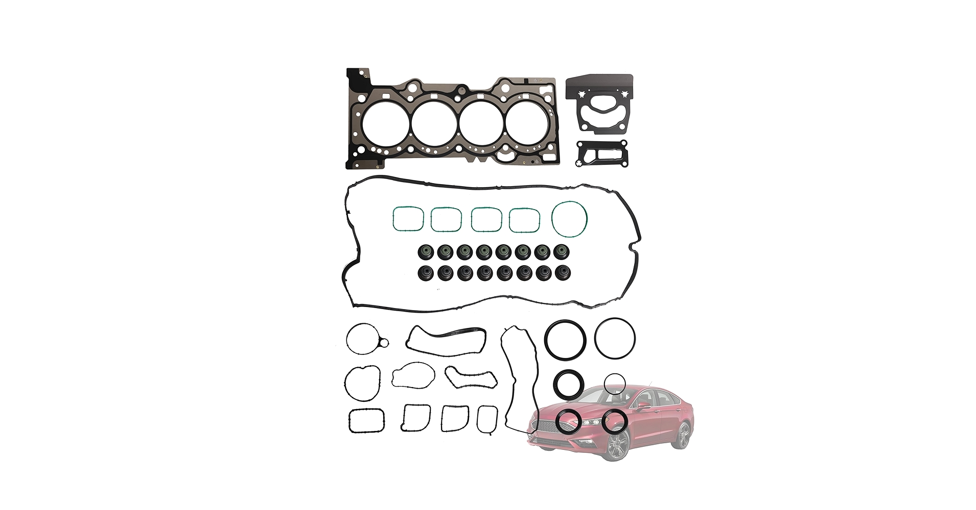 GKHCM Amazon.com: Riyhch Engine Cylinder Head Gasket Set for Ford