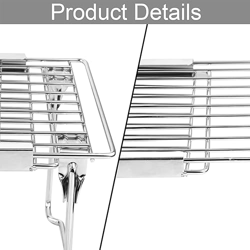 Miniatura 7 de Orgneas Organizador de estante de gabinete expandible, estante ajustable para congelador de 15.8 a 22 pulgadas, organizador grueso y estante de