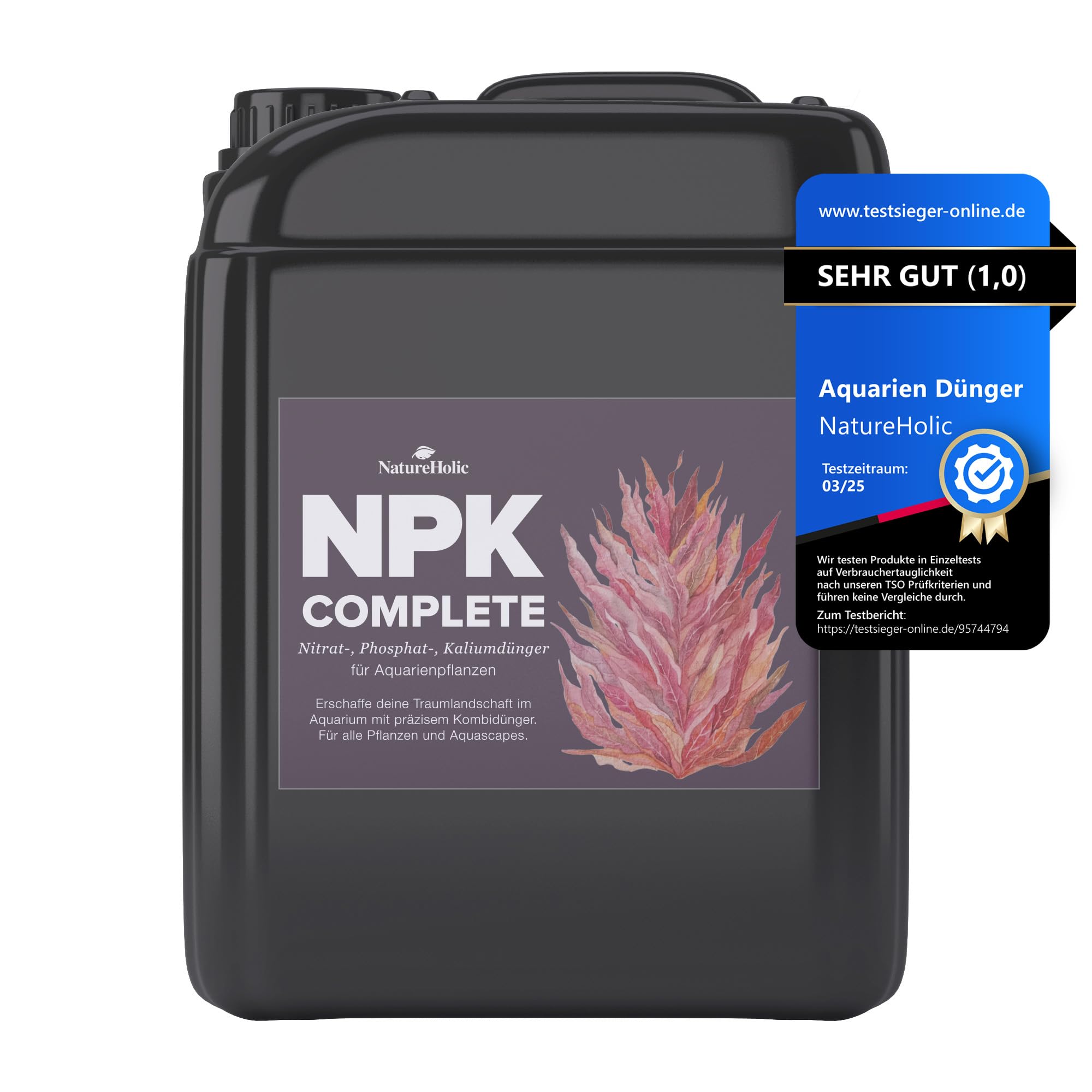 NatureHolic - NPK Booster - flüssiger Volldünger fürs Aquarium, Menge [ml]:5000 ml