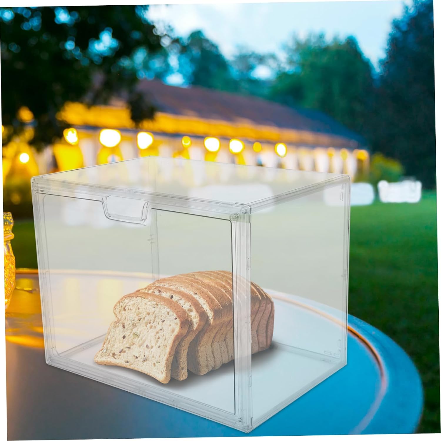 Bread Box Counter Top Bread Storage Stackable Easy to Clean Home Bakery