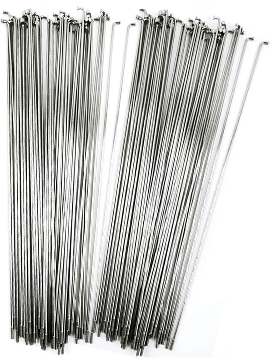 36Pcs 14G 2.0MM Stainless Steel Bicycles Spokes Sliver E-Bike Spokes with Copper Nipples 40-350mm Spokes Parts Bike Spoke