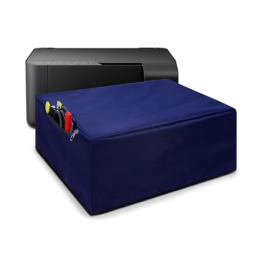 Alifiya Dust Proof Washable Printer Cover for Epson L3250 / L3260 / L3212 / L3200 / L3251 All-in-One Ink Tank Printer - Blue