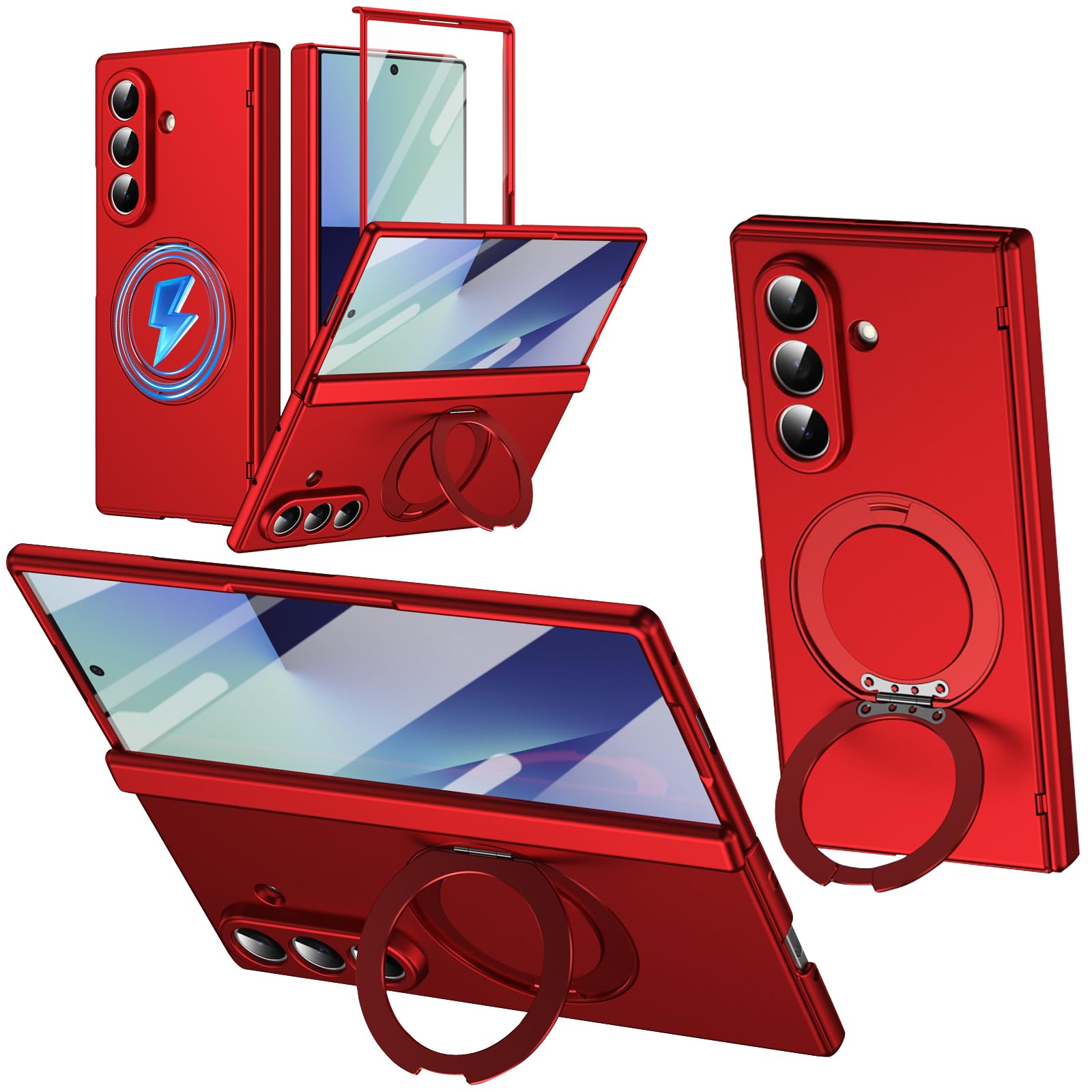 Coque Samsung Galaxy Z Fold7 antichoc magnétique avec support d'écran