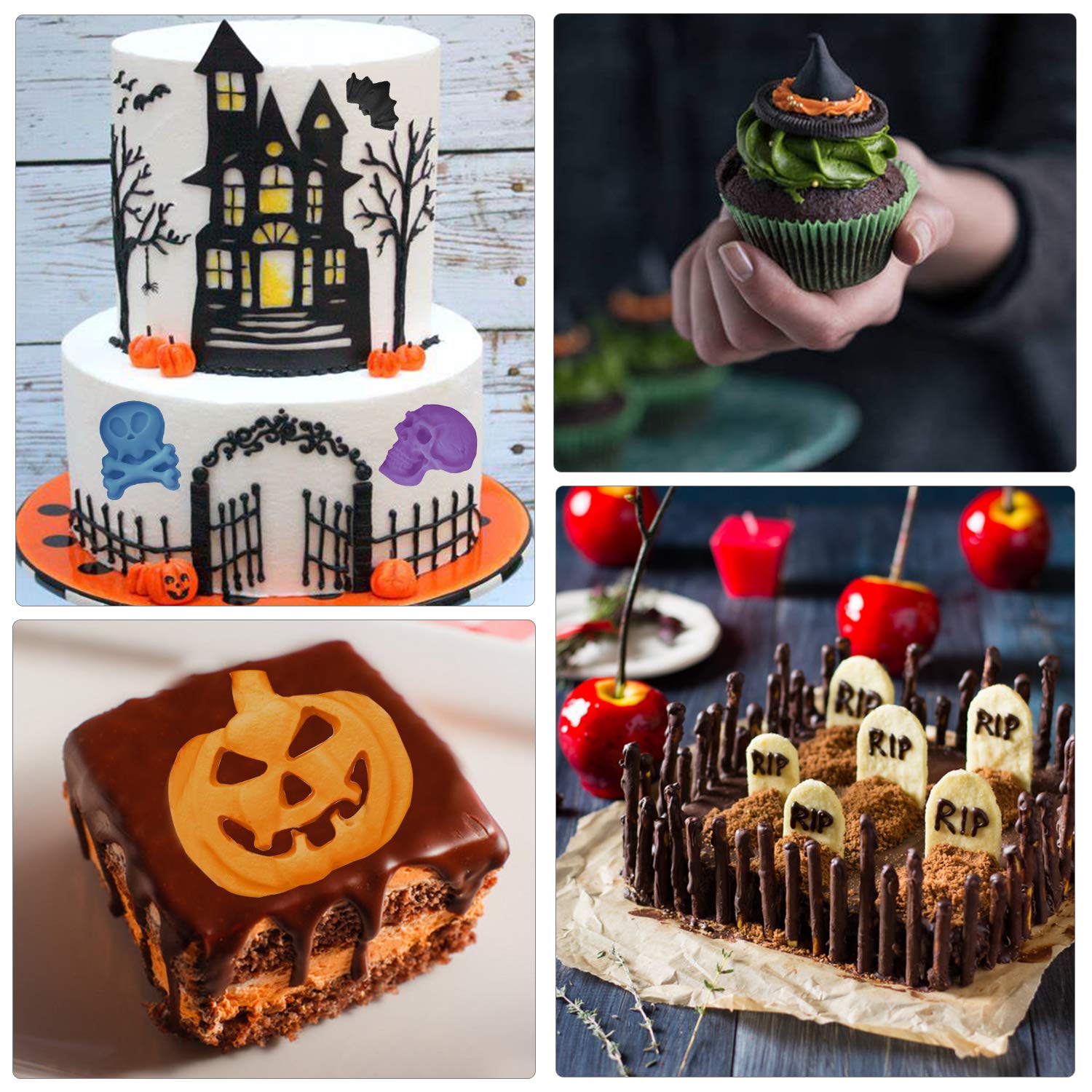 Halloween Für Schokolade, Kuchenform Besen - Silikonform Mit