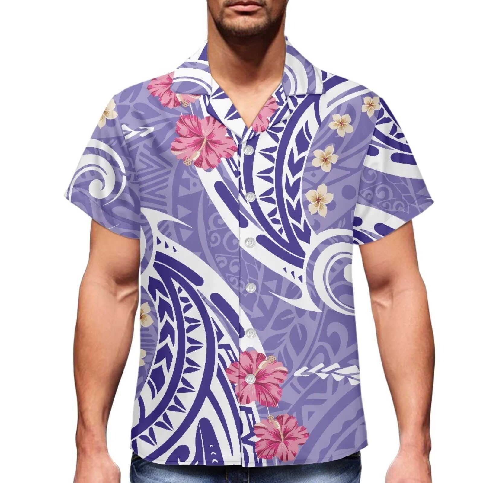 Abiti hawaiani abbinati per coppie, abito polinesiano e camicia da uomo abbinabili abiti per coppie abiti per la famiglia