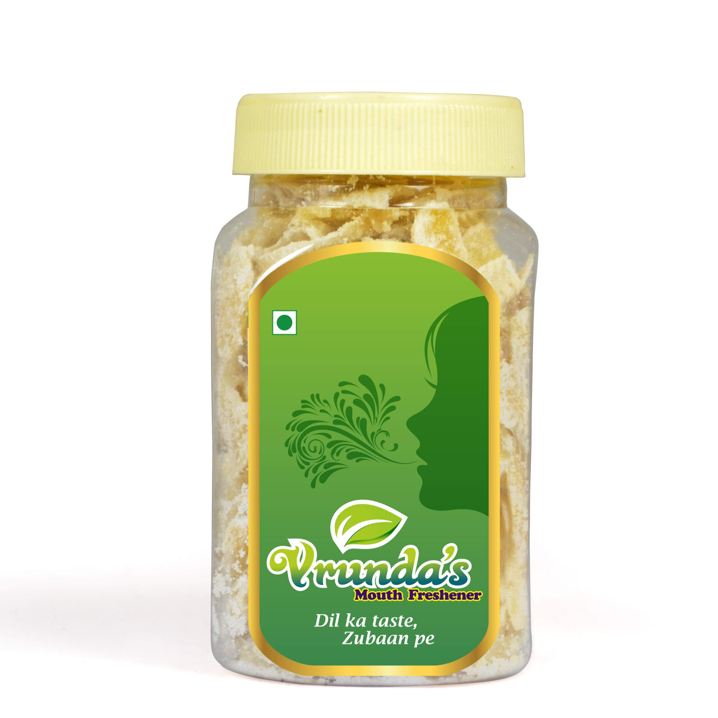 Vrunda's Sweet Ginger / Adrak / Inji / Shunti / Allamu / Inchi for Cold Cough 150 GM 1