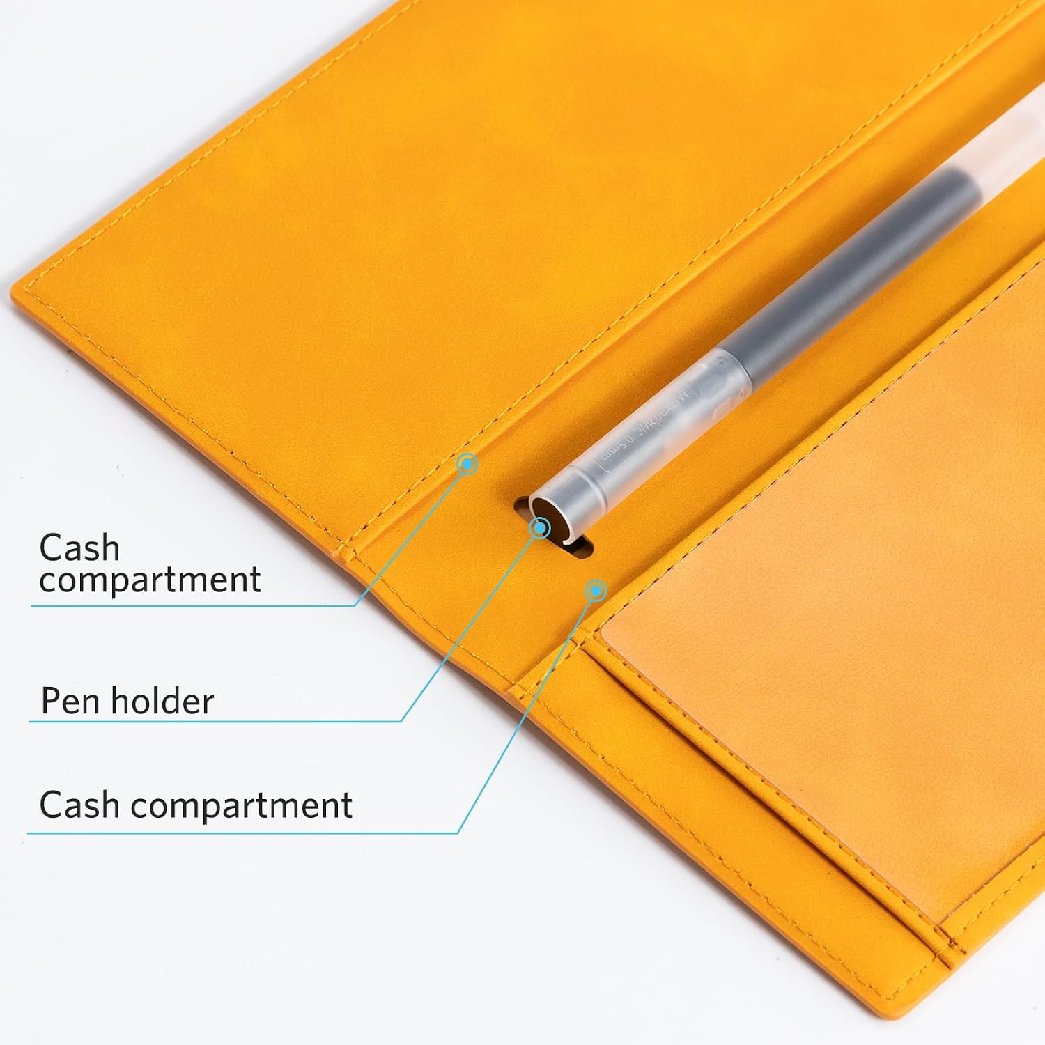 CoBak Checkbook Cover for Women & Men - PU Leather Case with RFID Blocking image 5