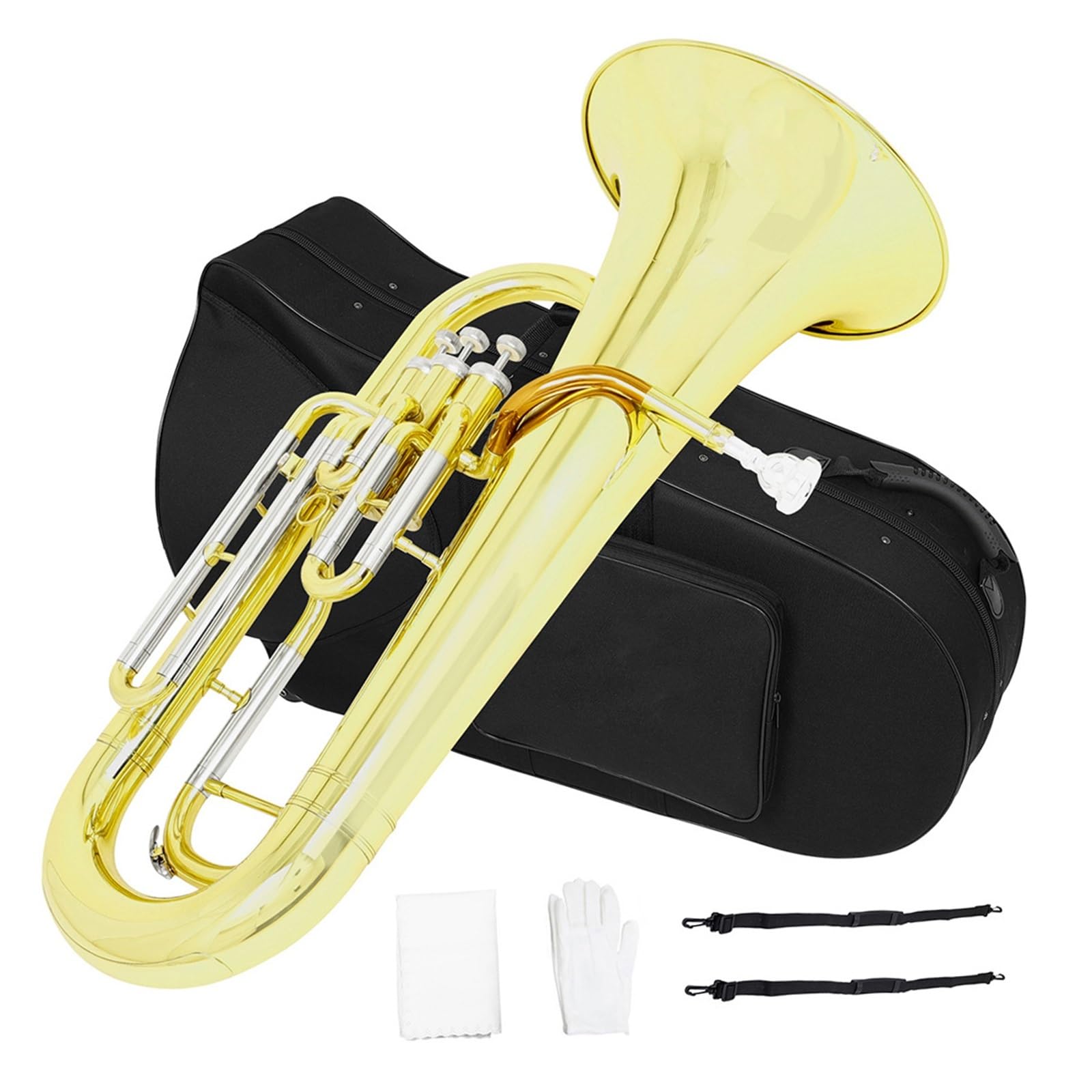 Eufonium Bb Tone 3 Klawisze Euphonium Wydajność Dla Początkujących Profesjonalne Instrumenty Muzyczne Z Mosiądzu Piękne