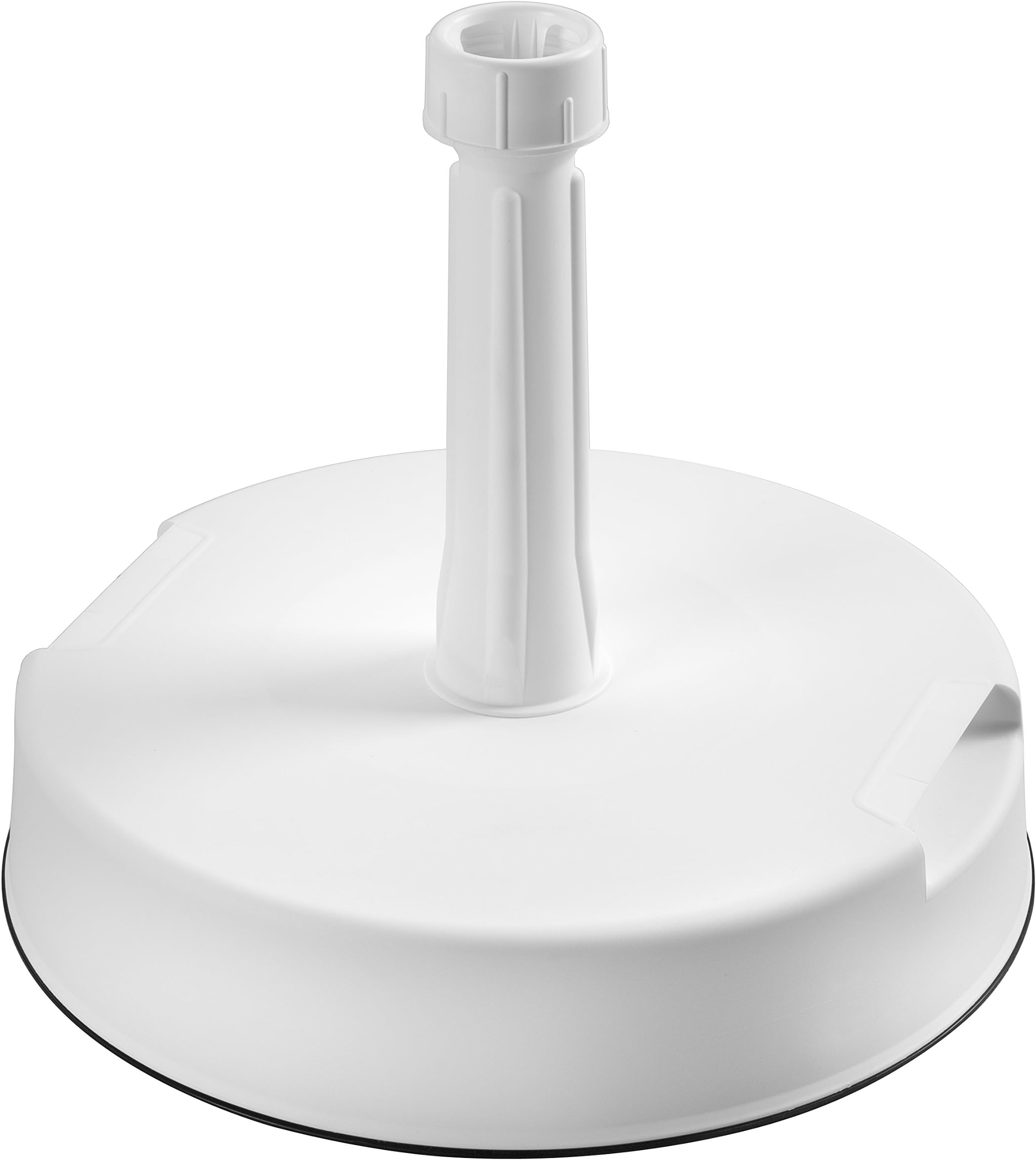 Schneider concrete umbrella stand, white, ca. 20 kg