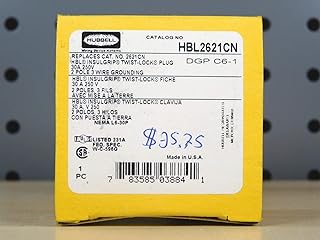 Hubbell Insulgrip Twist-Lock Plug HBL2621CN