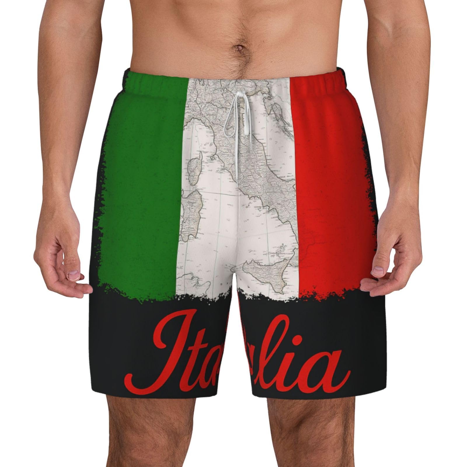 Bañador italiano de secado rápido para surf y playa de hombre 8