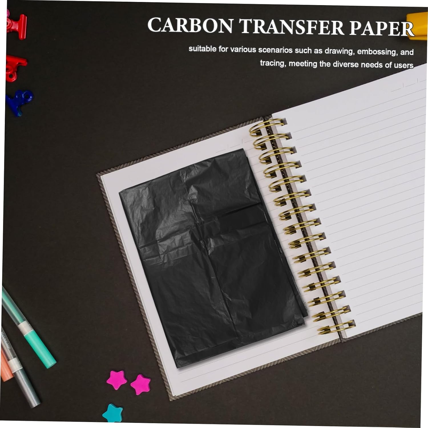 Uonlytech 2m Large Single-Sided Carbon Transfer Paper for Tracing Drawing Sketching Precision Reproduction for Artists and Designers Easy to Use Graphite Copy Paper