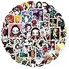 50PCS Demon Anime Slayer Stickers Pack Manga Character Sticker for Water Bottle Laptop Skateboard Journal, Waterproof Vinyl Cool Decals for Teens Adults Party Supplies #1