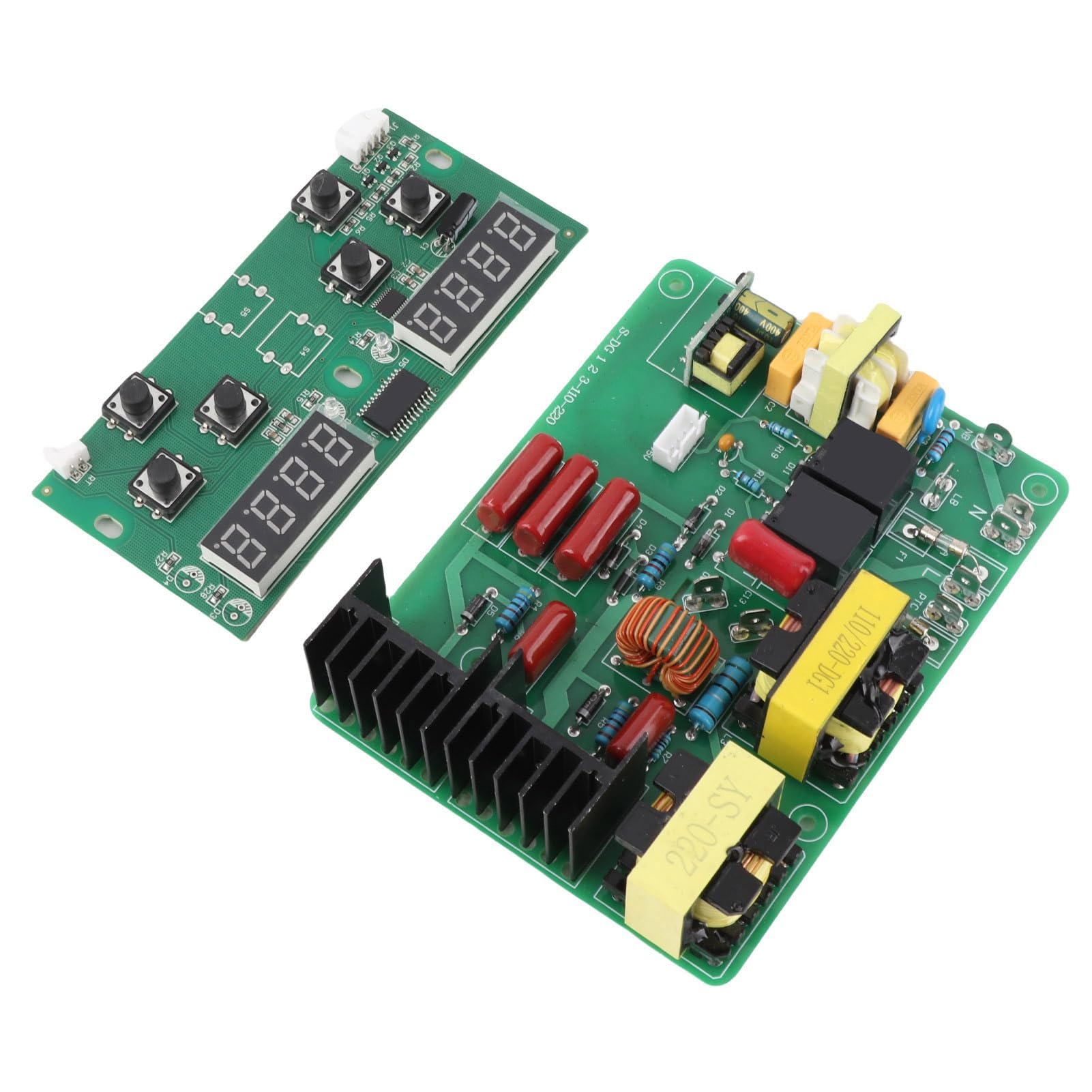 Hyuduo Platine für Ultraschallreinigungsmaschine, PCB-Edelstahl, 40 KHz, Reinigerplatine, 220 V, 60 W, Ersatz-Zubehör für die Reparatur und Wartung von Ultraschallreinigern