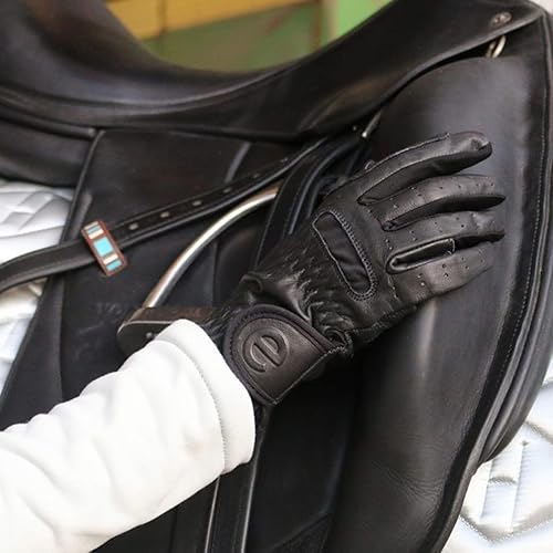 Miniatura 33 de EQUEST GripPro - Guantes de cuero para montar a caballo con pantalla táctil Beige Bronceado