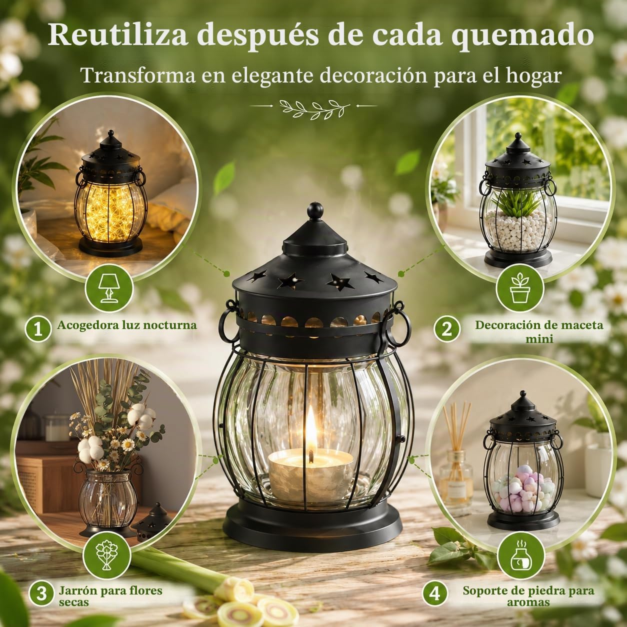 Funxim Velas de citronela para exteriores, velas perfumadas con aceites de citronela y cera de soja natural, velas de citronela para dormitorio, jardín, camping, regalos para mujeres, NGD-XM02