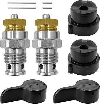 2 Set 235014 Prime Spray Valve, Drain Valve Replacement for Graco 210 230 390 395 490 495 595 3400 Aftermarketr Airless Paint Sprayer