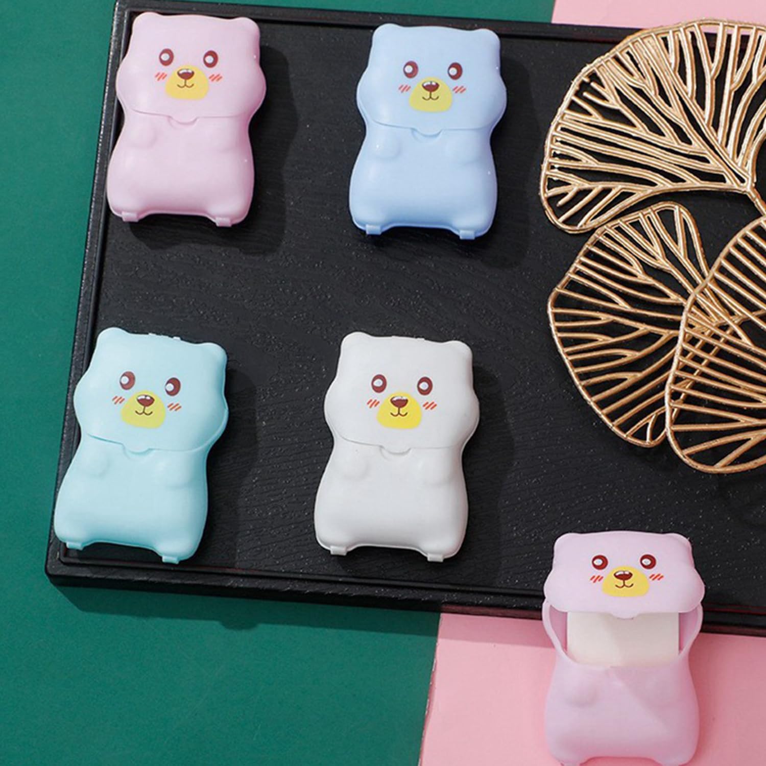 JSKWIKE Fogli Di Sapone Portatili - 200 Pezzi Con Scatolina, Per Viaggi E Outdoor - Foto 4