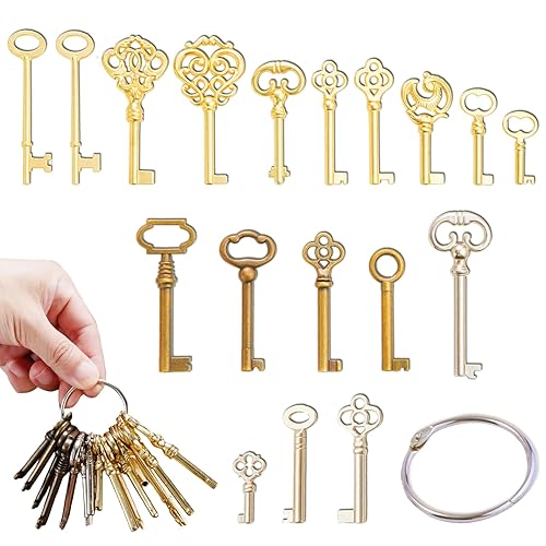 Skeleton Key Set, 18 Keys Universal Skeleton Keys Replacement for
