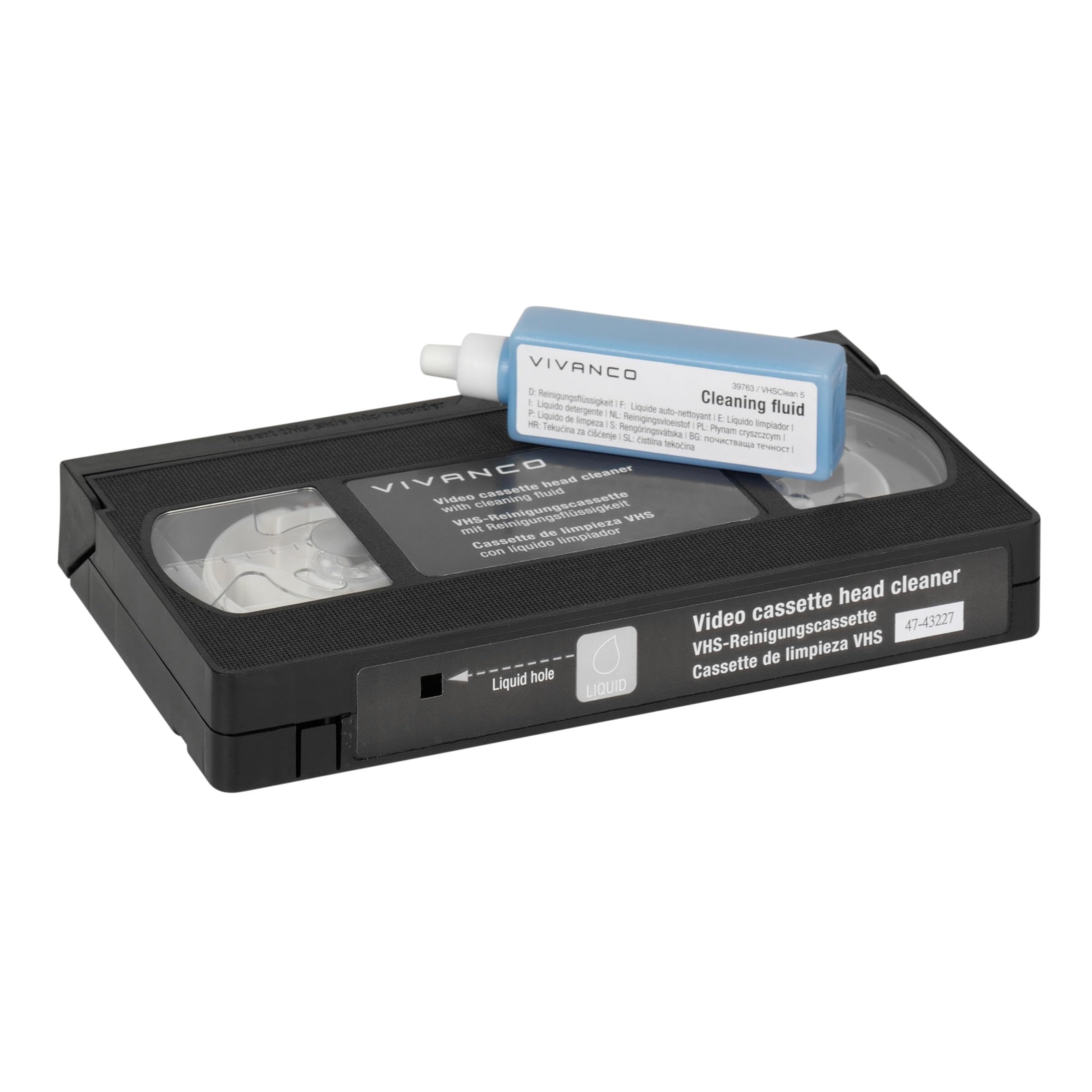 Vivanco VHSCLEAN 7 Video cassette 200 ml - Kit de limpieza para ordenador (Video cassette, 200 ml)