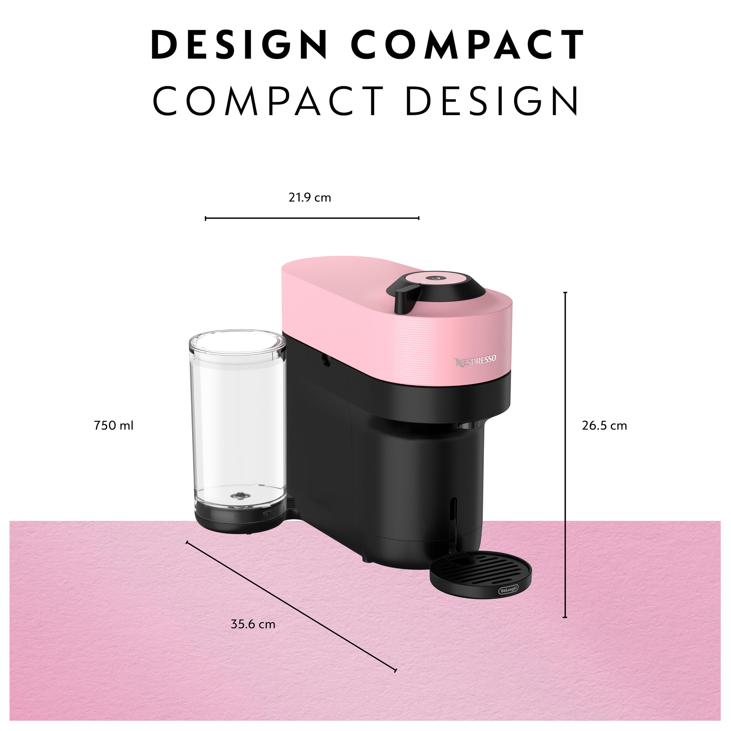 【新品未開封】Nespresso VERTUO POP ピンク Nespresso Vertuo Pop+ Compact Single-Serve Coffee Machine