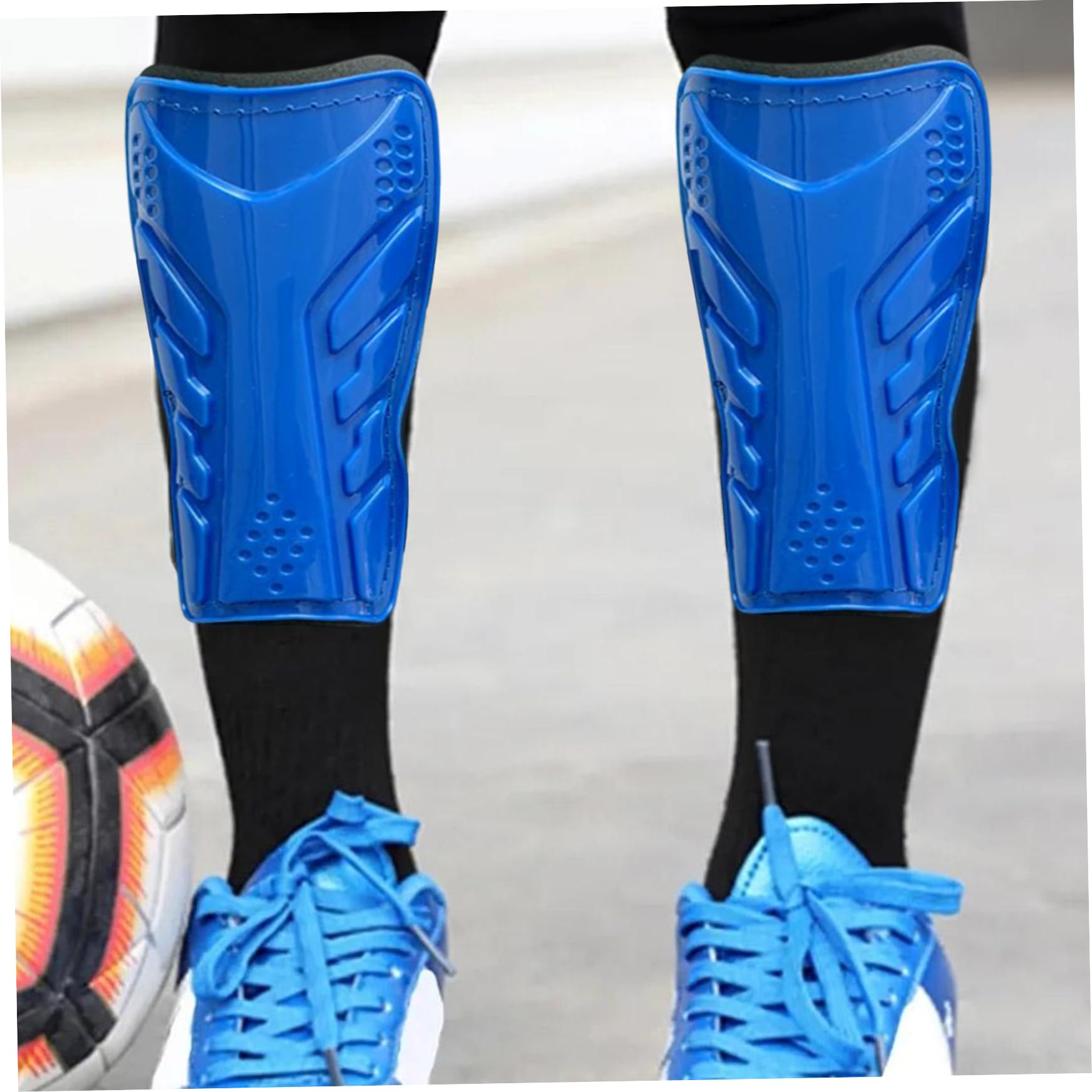 Protège-tibias De Football Junior – Coque PP, Mousse EVA 5mm, Sangles Réglables, Tailles XS à L (2 à 18 Ans)