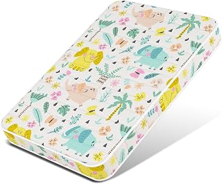 Moonlightfamily 3 Inch 38x26 Crib Mattress Elephant - High Density Foam, Edge Reinforced, CertiPUR-US Certified, No Gaps Odorless