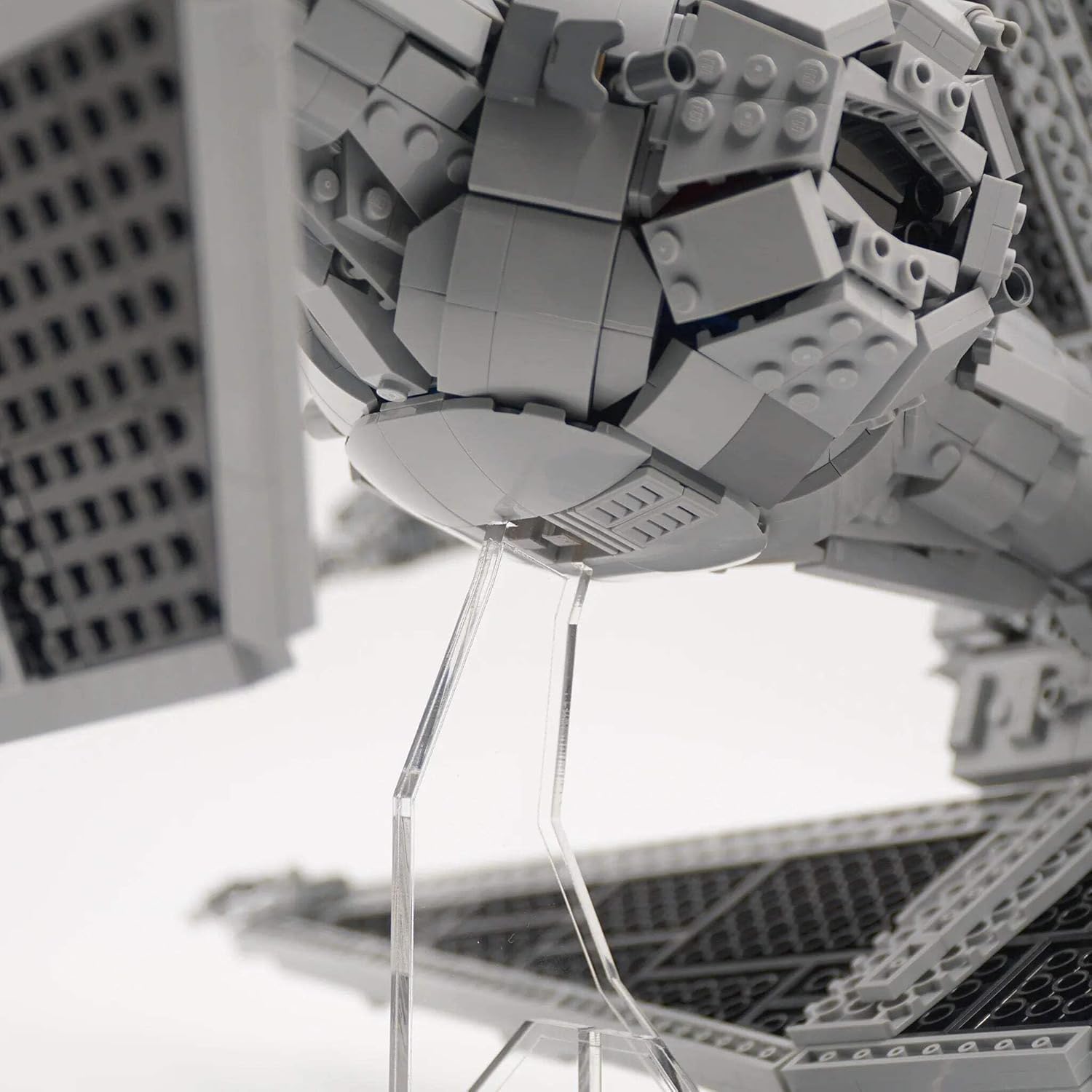 Acrylic Display Stand Compatible with Lego Set 75382 - TIE Interceptor - Set not Included