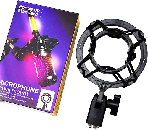 PEBA Mikrofon Shock Mount Halterung Anti-Vibrationsfederung  Kompatibel mit den Audio-Technica Mikrofonmodellen AT2020  AT2020 USB  AT2035  AT2050  AT3035  AT3060