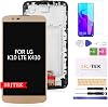 for LG K10 LCD Screen Replacement,K428SG K410 K430DS K430DSF K430DSY K430TV K420N K428SG K430AR K430N K430T K430Y Display Touch Digitizer Glass Lens Repair Parts Assembly with Frame Kits