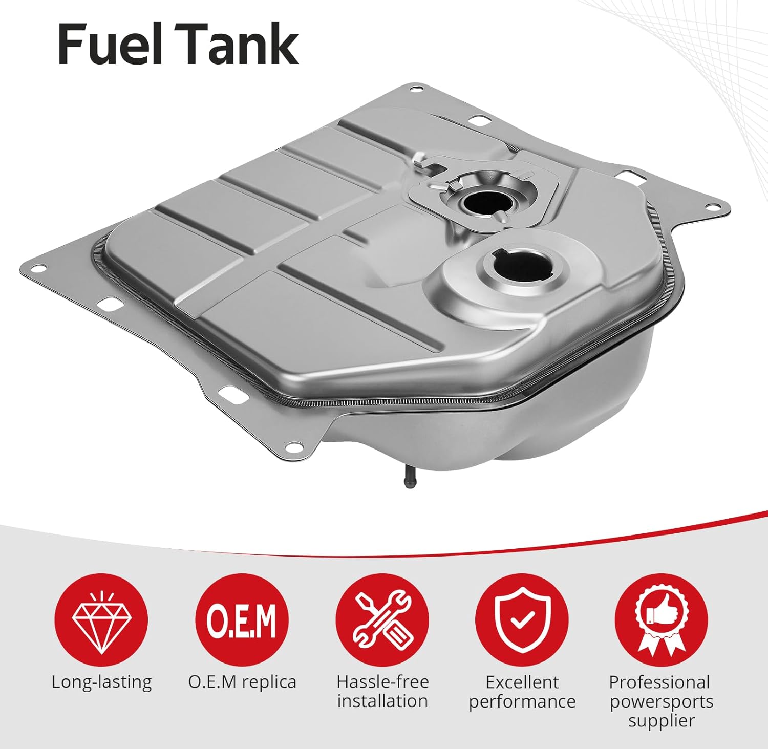 JAVIK Fuel Tank For Honda Ruckus Metropolitan II 50 CHF50 CHF50P NPS50 NPS50S 2002-2024 O.E.M# 17500-GET-010
