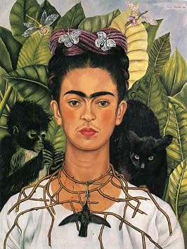 Frida Kahlo - Self Portrait 1940 - Canvas or Print Wall Art