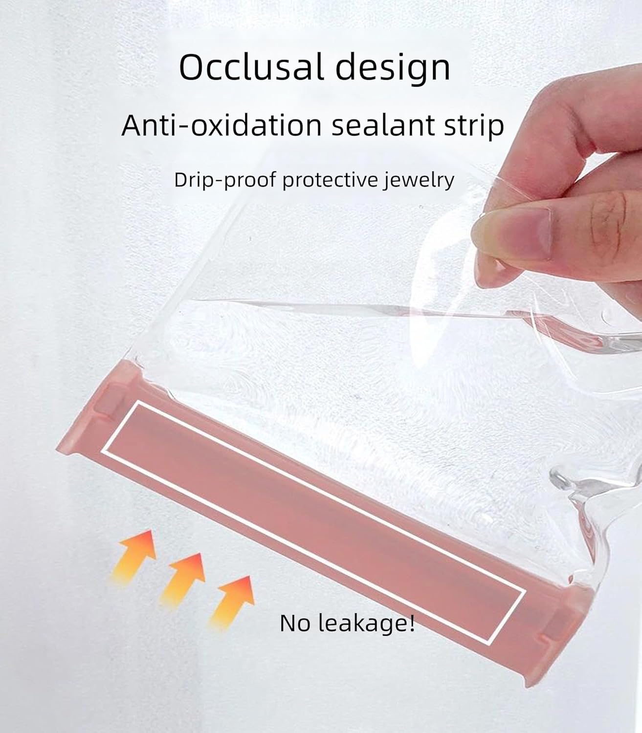 24PCS Jewelry Bags -EVA Anti-Tarnish Jewelry Storage Bags, Travel Jewelry Bag Reusable & Anti-Oxidation Thickened Storage for Necklaces, Earrings, Rings and More(Pink) - Image 5