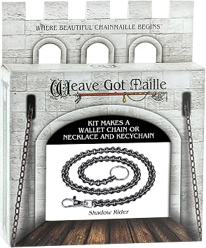 Weave Got Maille KIT-902.07 Shadow Rider Wallet Chain Chainmaille Kit