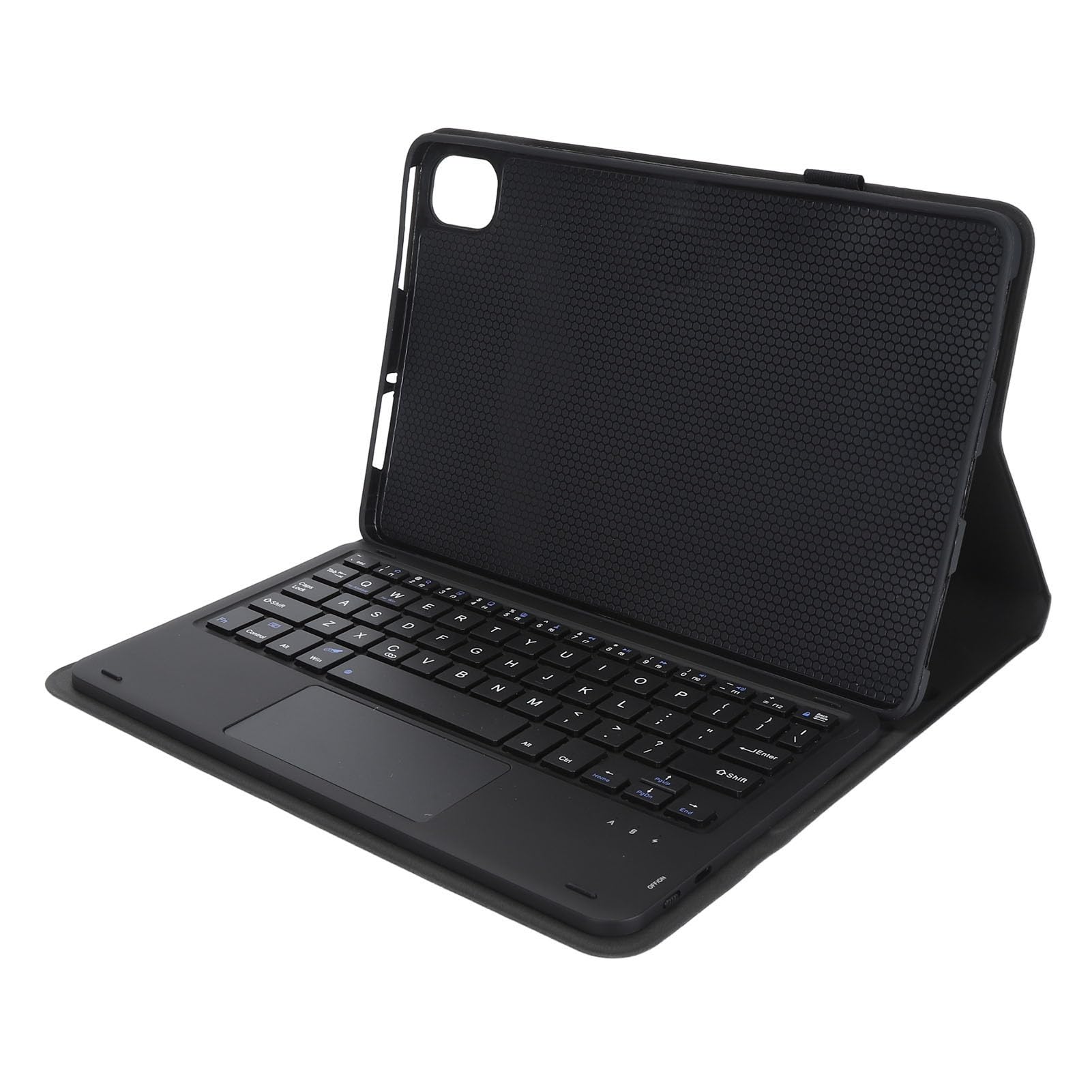 Étui pour Clavier et Tablette de 11 Pouces, Mince et Léger, sans Fil, Bluetooth, Détachable, pour Une Saisie et Une Navigation Efficaces à la Maison (Black)