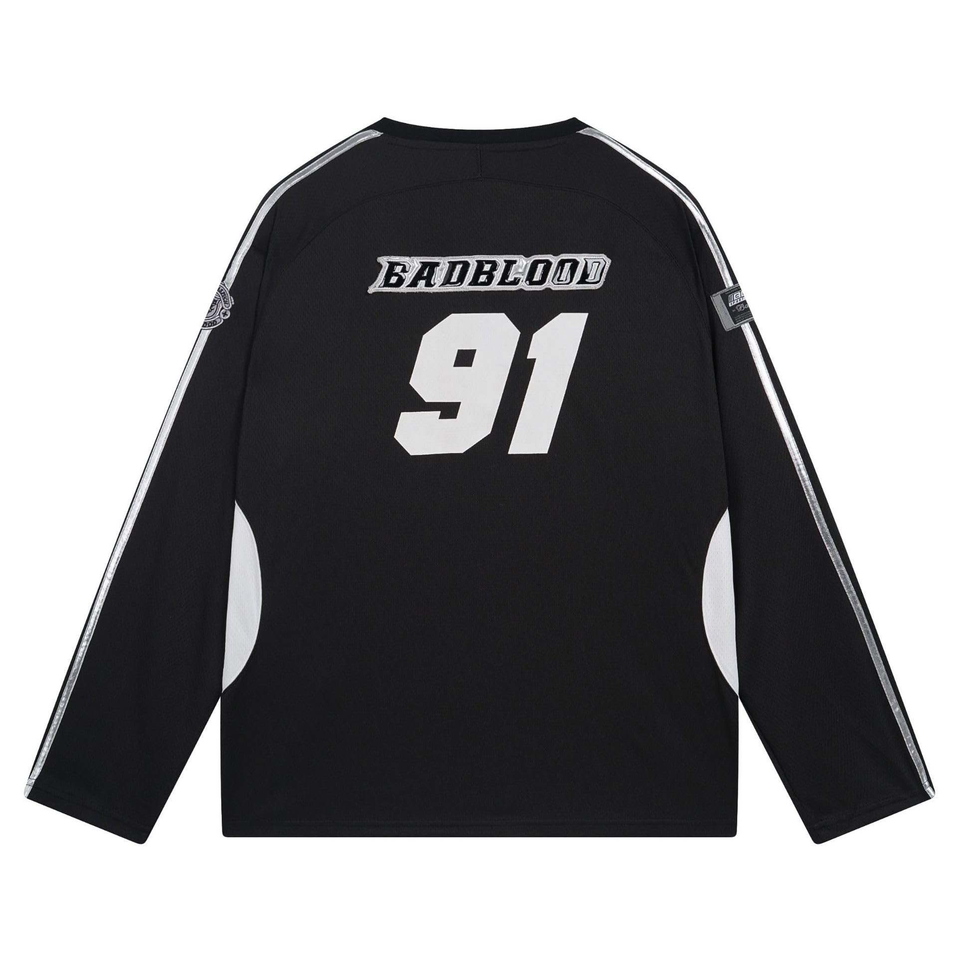 Amazon.co.jp: [AKEEM] Bad Blood Badblood Jersey Loose Casual