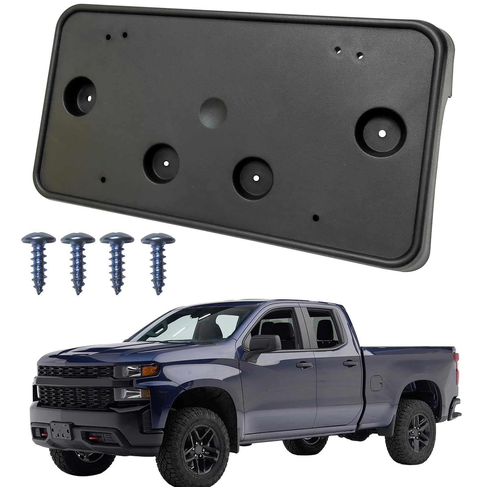 Amazon.com: KYYET Front Bumper License Plate Frame Bracket Holder