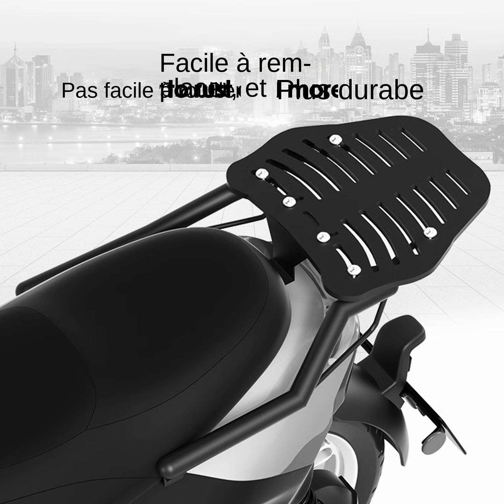 Portapacchi Moto – Acciaio Inossidabile Misura Regolabile | Supporto Baule